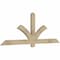 Ekena Millwork Redmond Rough Sawn Timber Gable Bracket, Douglas Fir, 72"W x 27"H x 2"D x 4"F, 9/12 Pitch GBW072X27X0204RED00RDF - alternate 3